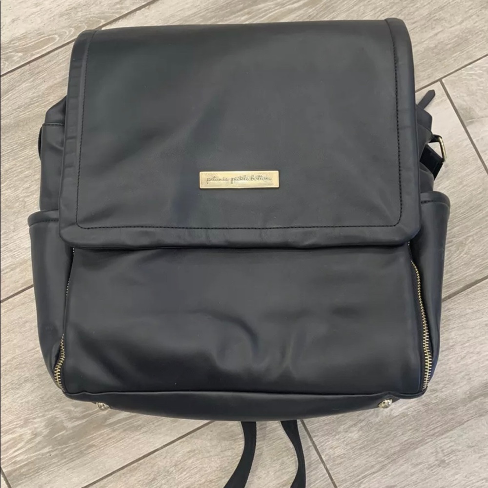 Petunia pickle bottom leather boxy diaper bag SOLD